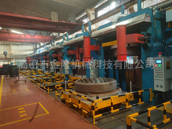 1000吨下模移出式工程胎硫化机